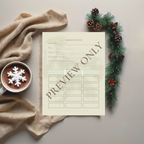 Winter Sermon Notes