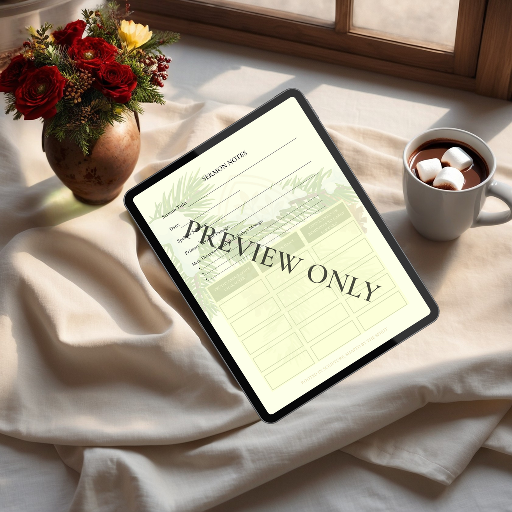 Winter Sermon Notes